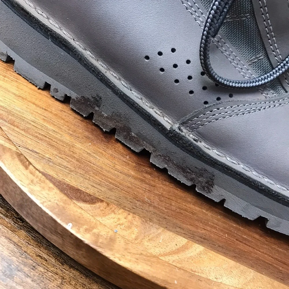 Patagonia x Danner River Salt Wading Boots Mens‎ 7M Gray Leather Canvas Outdoor